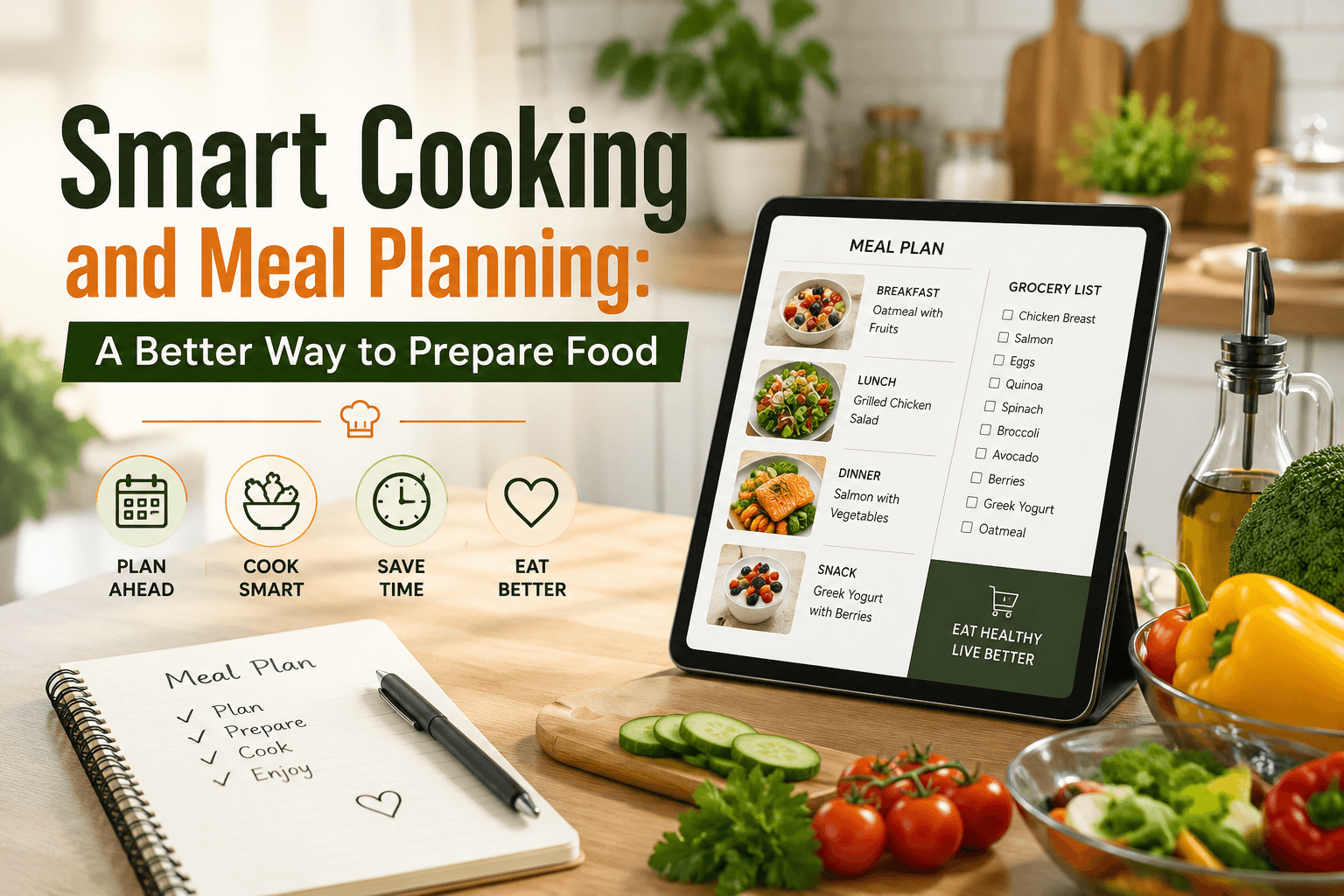 Smart Cooking and Meal Planning: A Better Way to Prepare Food